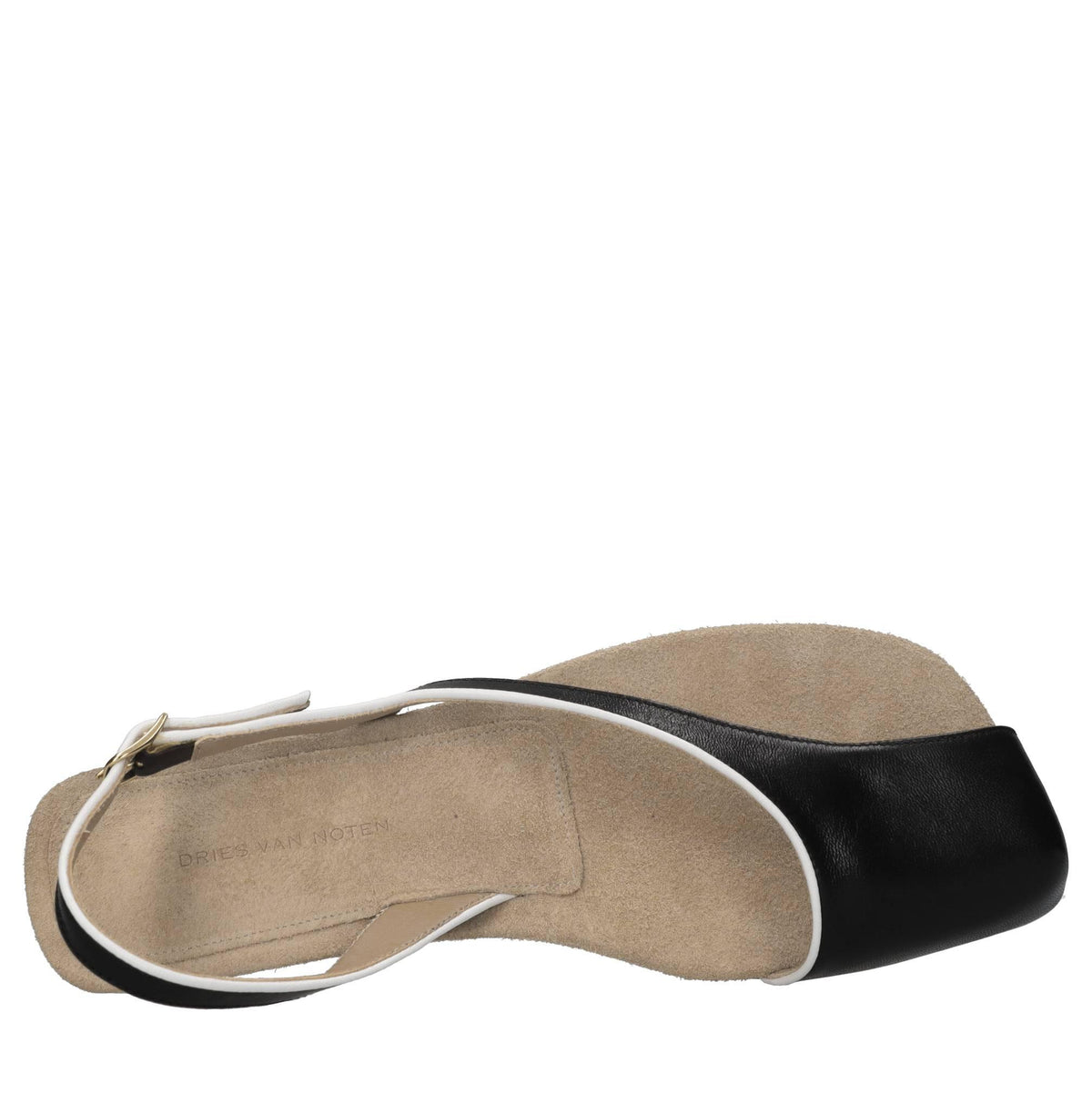 Sandali flat in pelle 