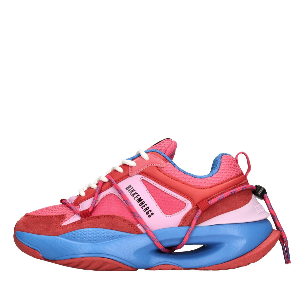 Sneakers in camoscio, ecopelle e tessuto 