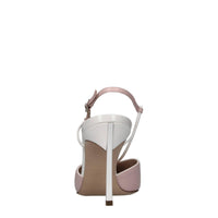 Décolleté blade slingback in pelle 