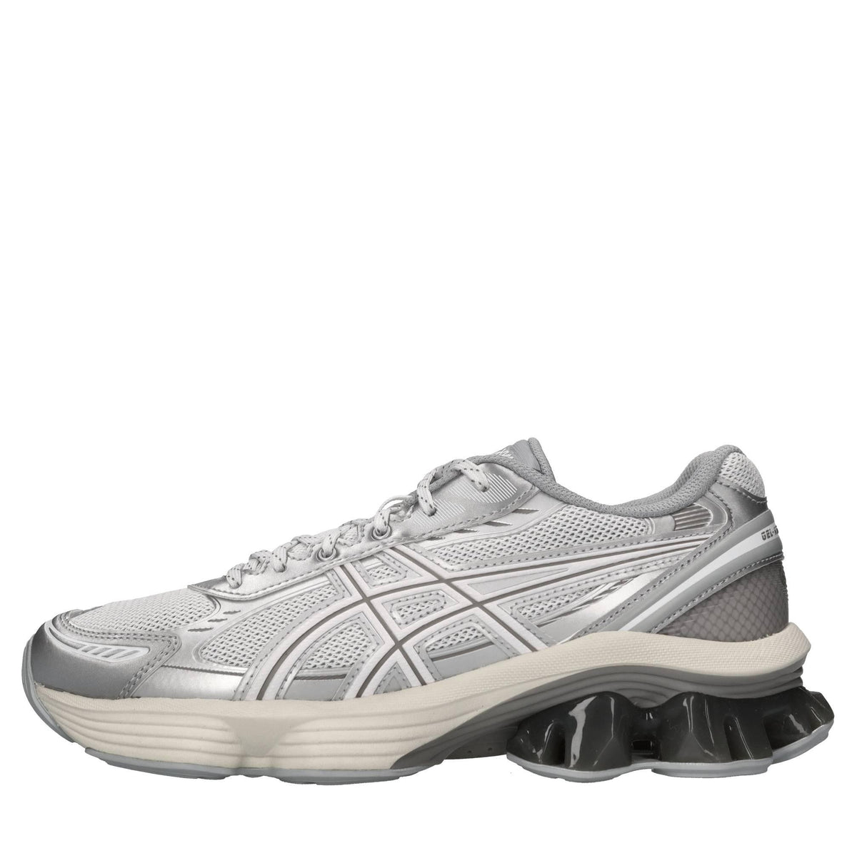 Sneakers in ecopelle e tessuto 