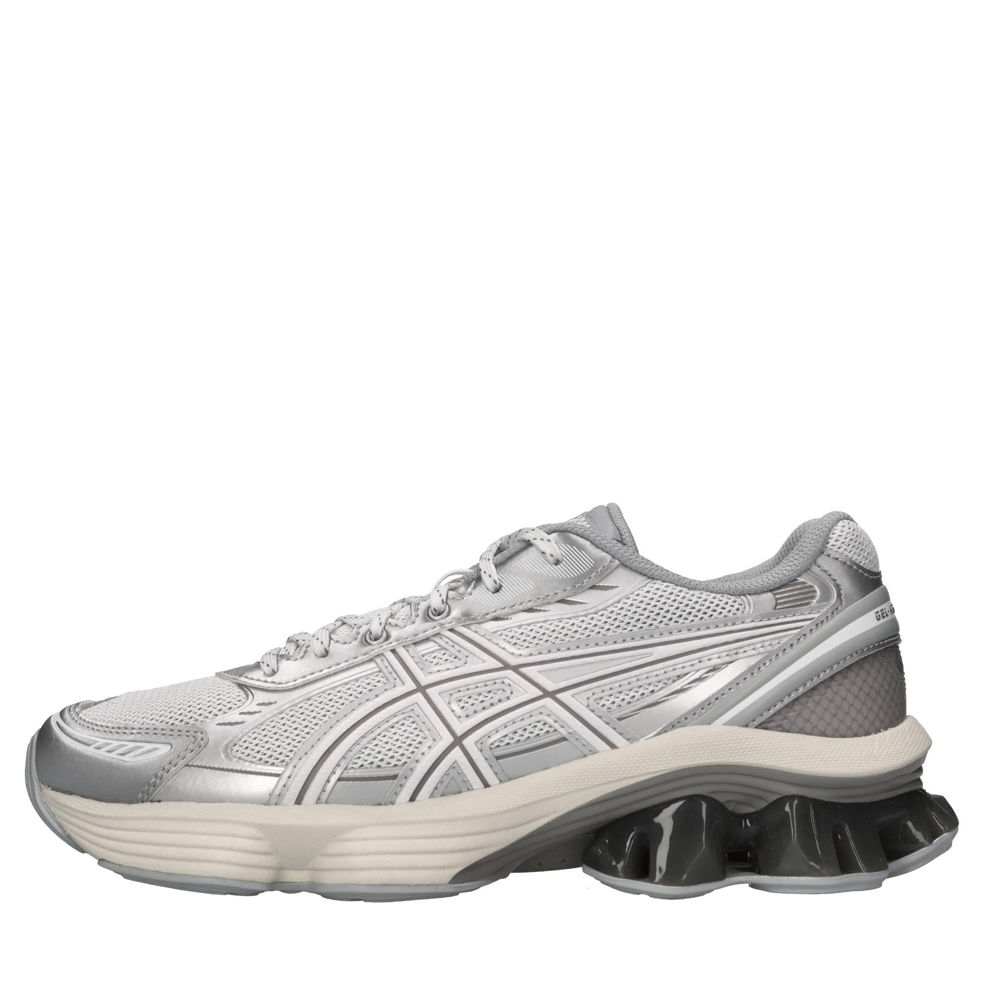 Sneakers in ecopelle e tessuto 