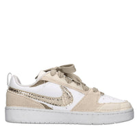 Sneakers in ecopelle e tessuto 