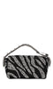 GEDEBE Borsa mini in raso e strass