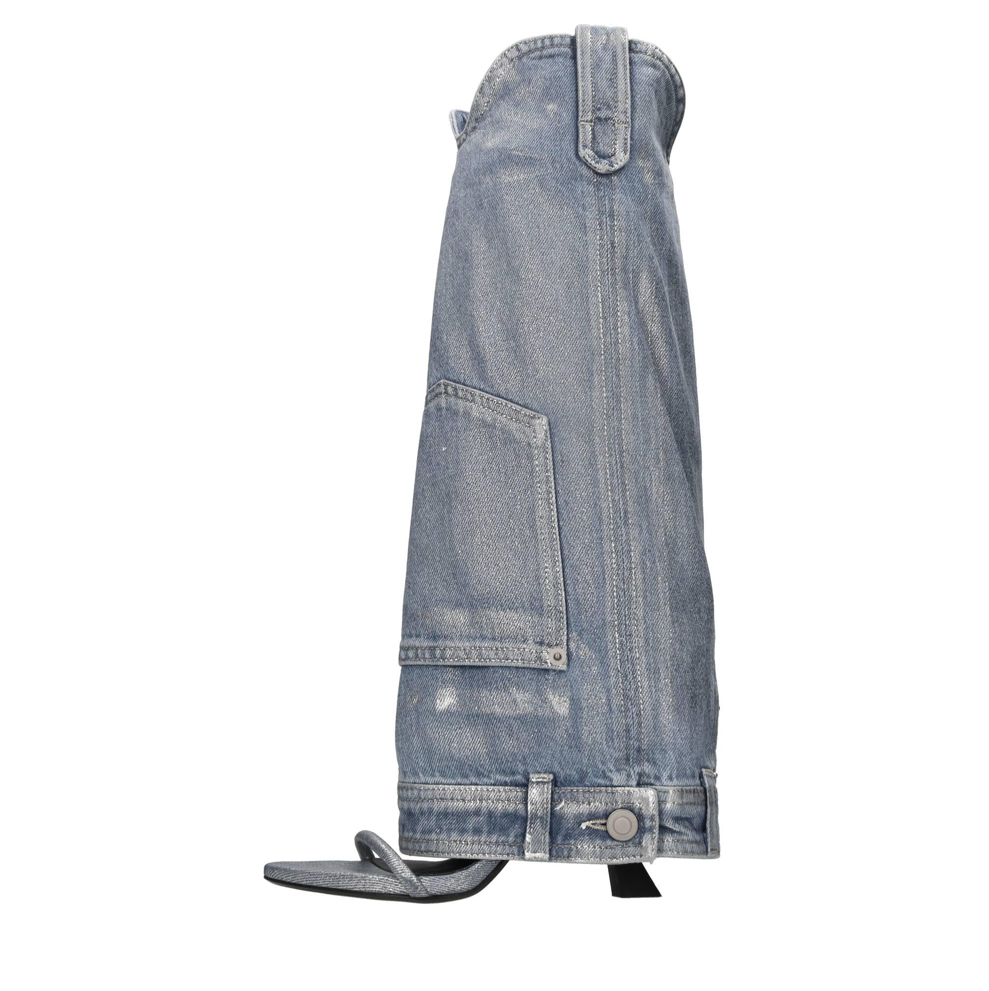 Sandali in denim 