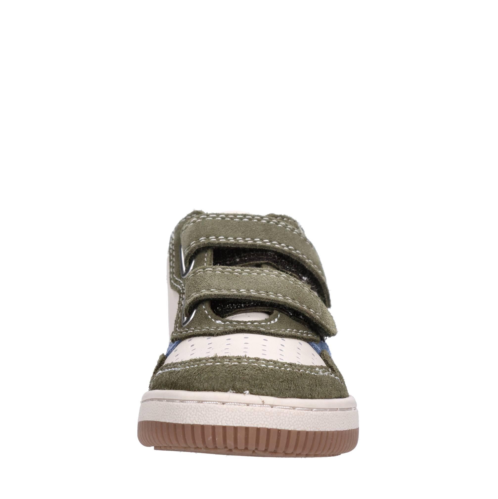Sneakers in pelle e camoscio 