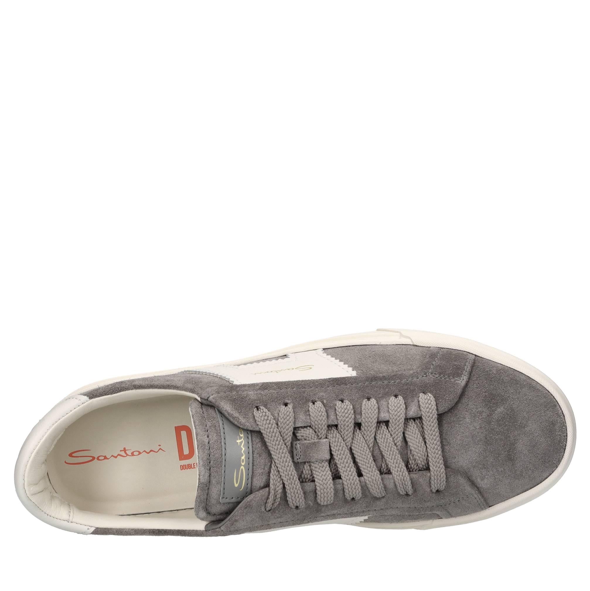 Snekares in camoscio e pelle 