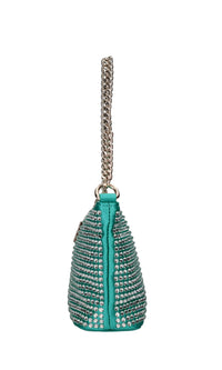Borsa in raso e strass 