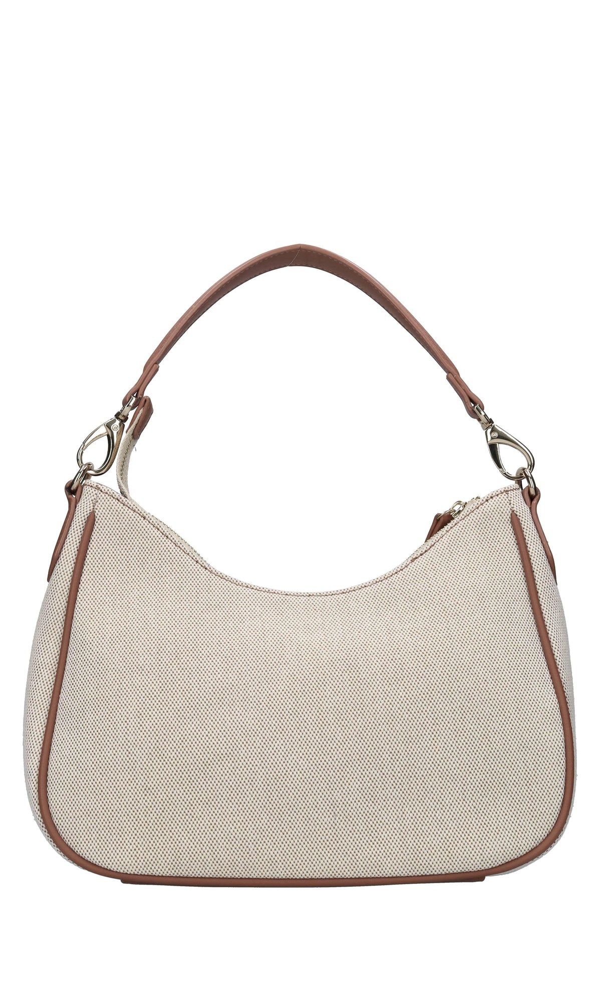 Borsa in tessuto ed ecopelle 
