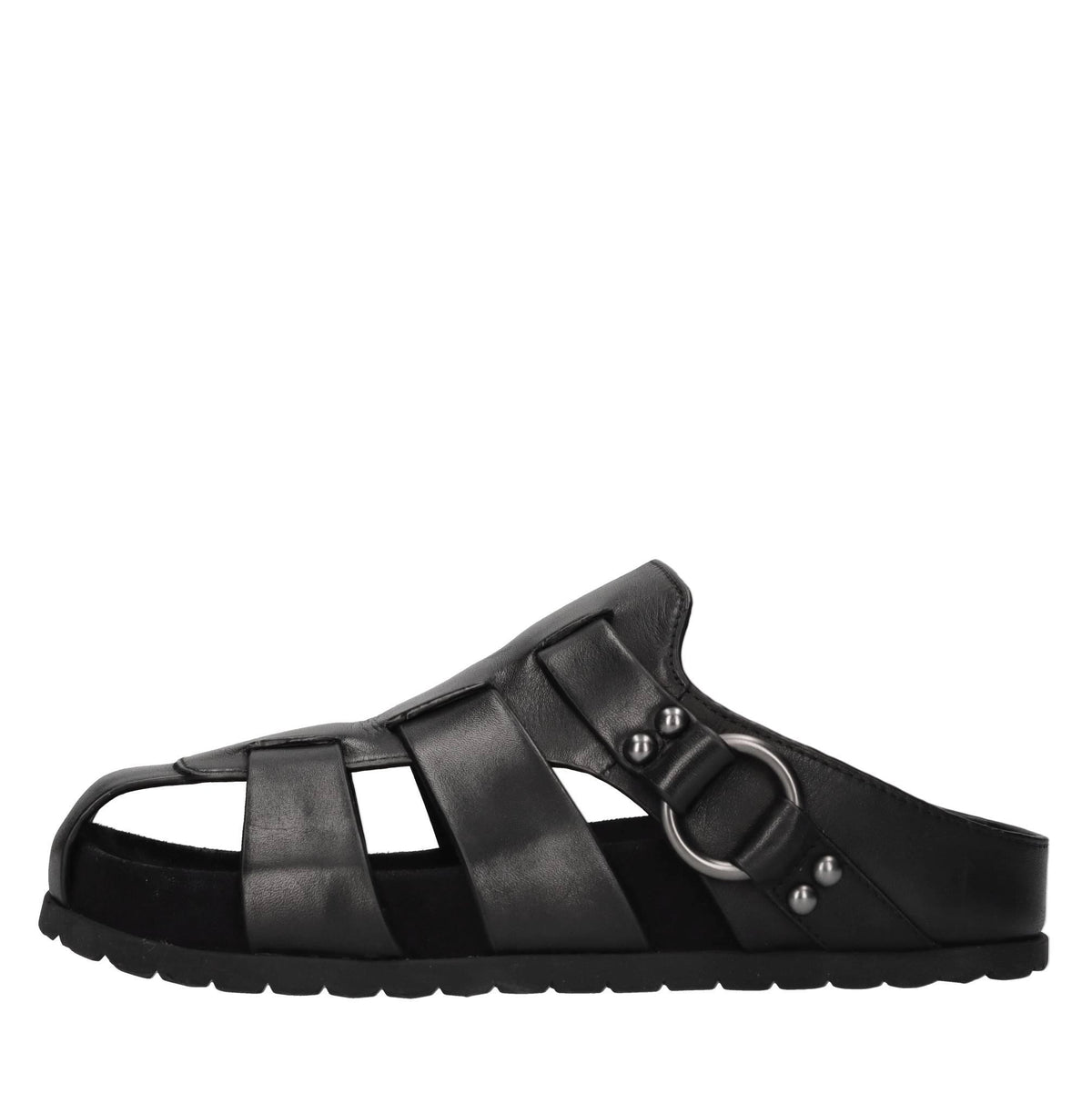 Mules in pelle 
