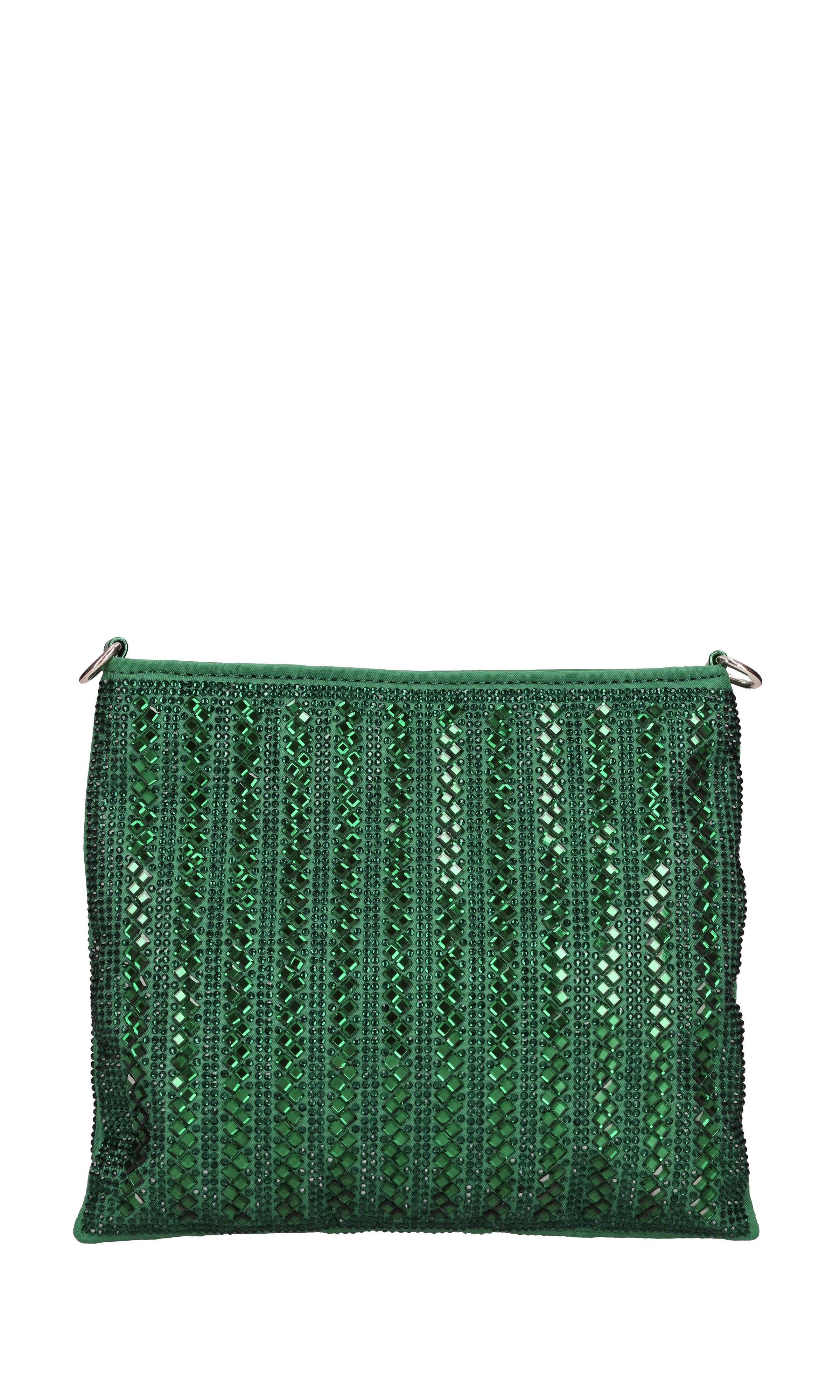 Borsa in tessuto e brillantini 