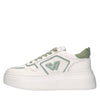 EMANUELLE VEE Sneakers in pelle e tessuto