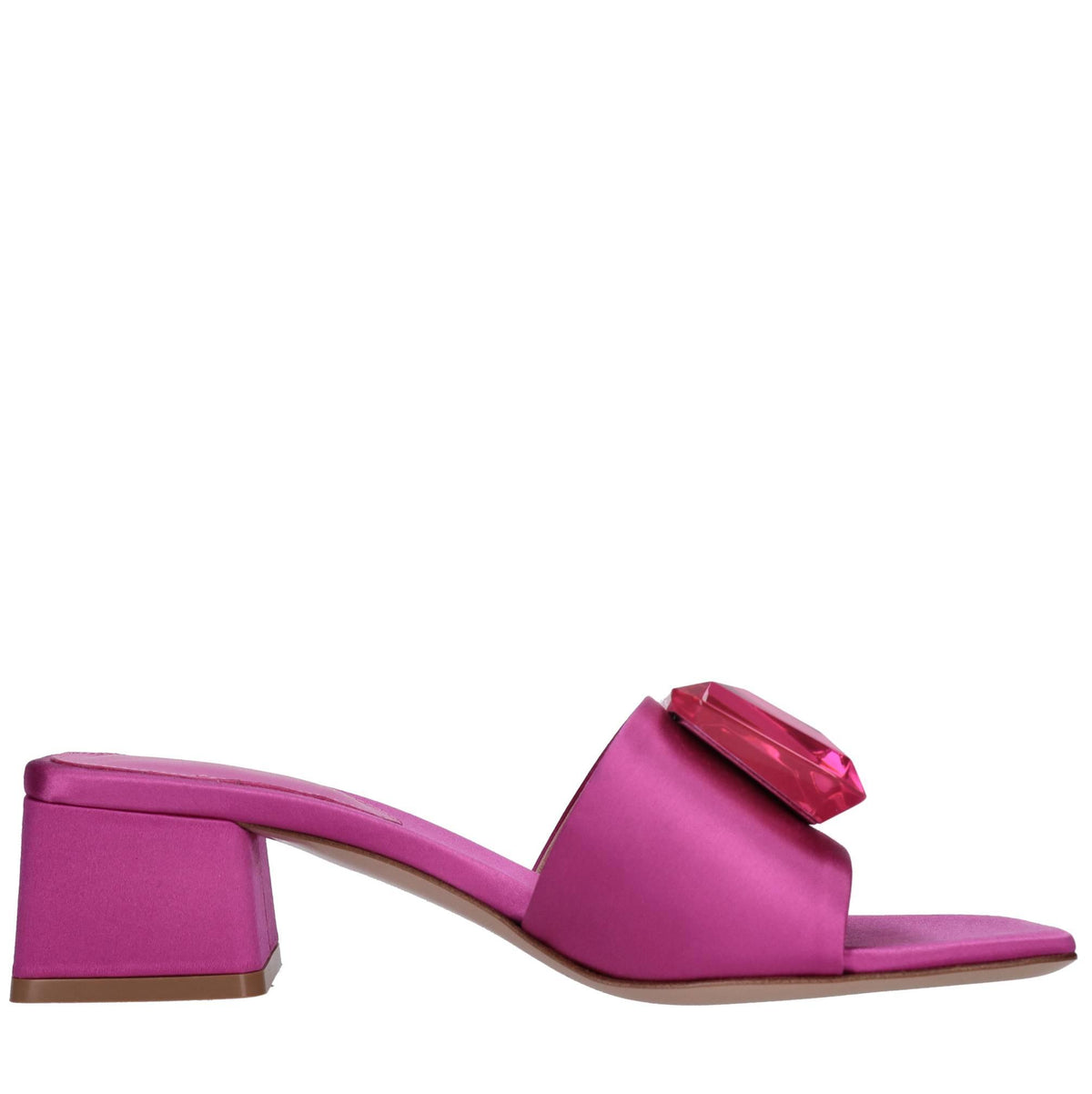Mules in raso 