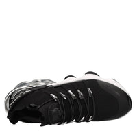 Sneakers in ecopelle e tessuto 