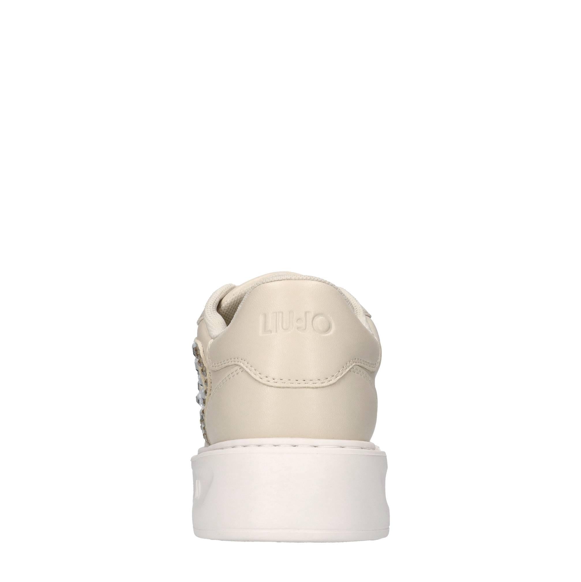 Sneakers in ecopelle e strass 
