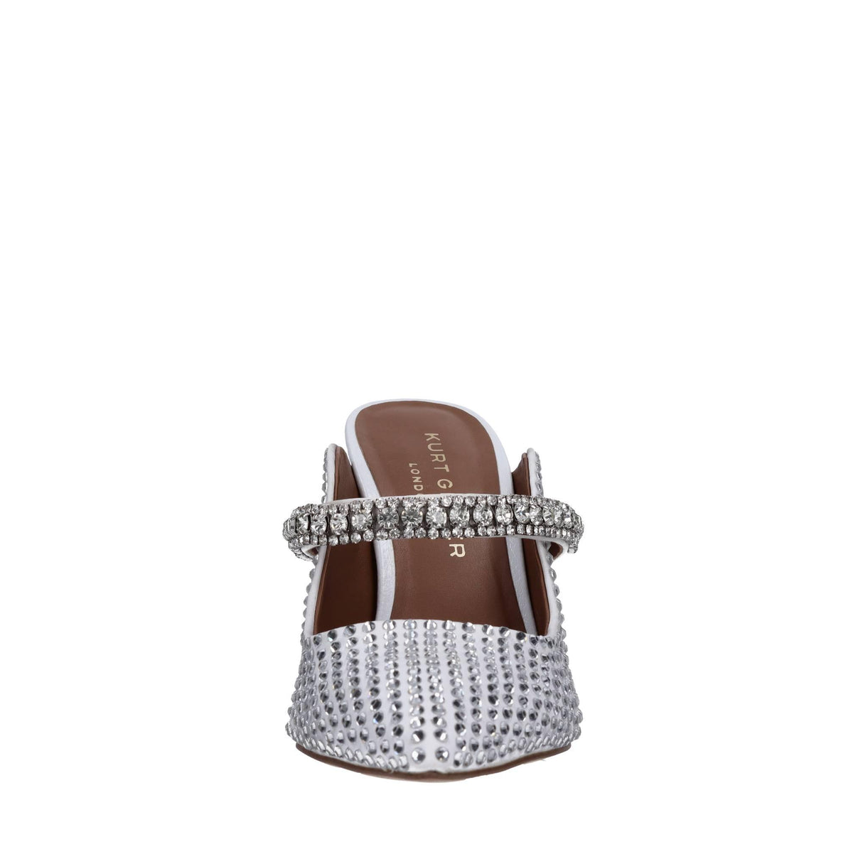 Sabot in raso e strass 