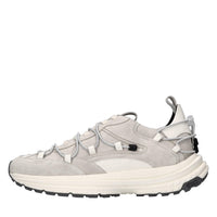 Sneakers in camoscio e pelle 