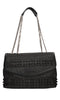 LA CARRIE Malibu raffia and faux leather bag