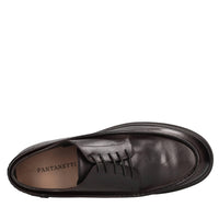 Stringate Widen in pelle 