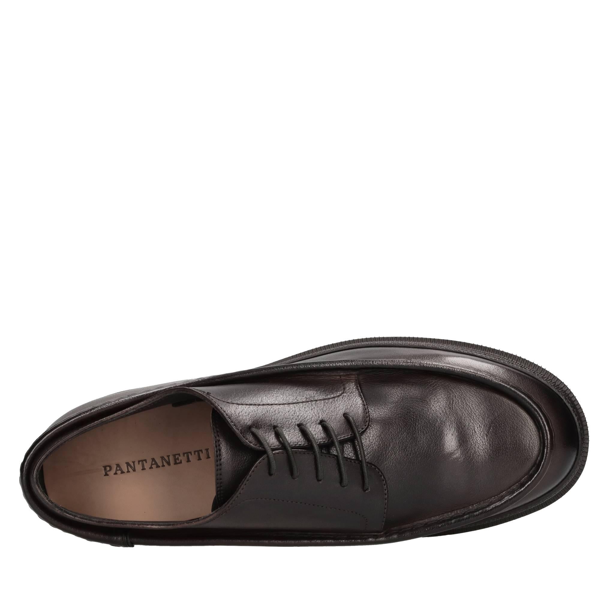 Stringate Widen in pelle 