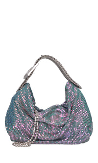Borsa mini modello jill in maglia metallica 
