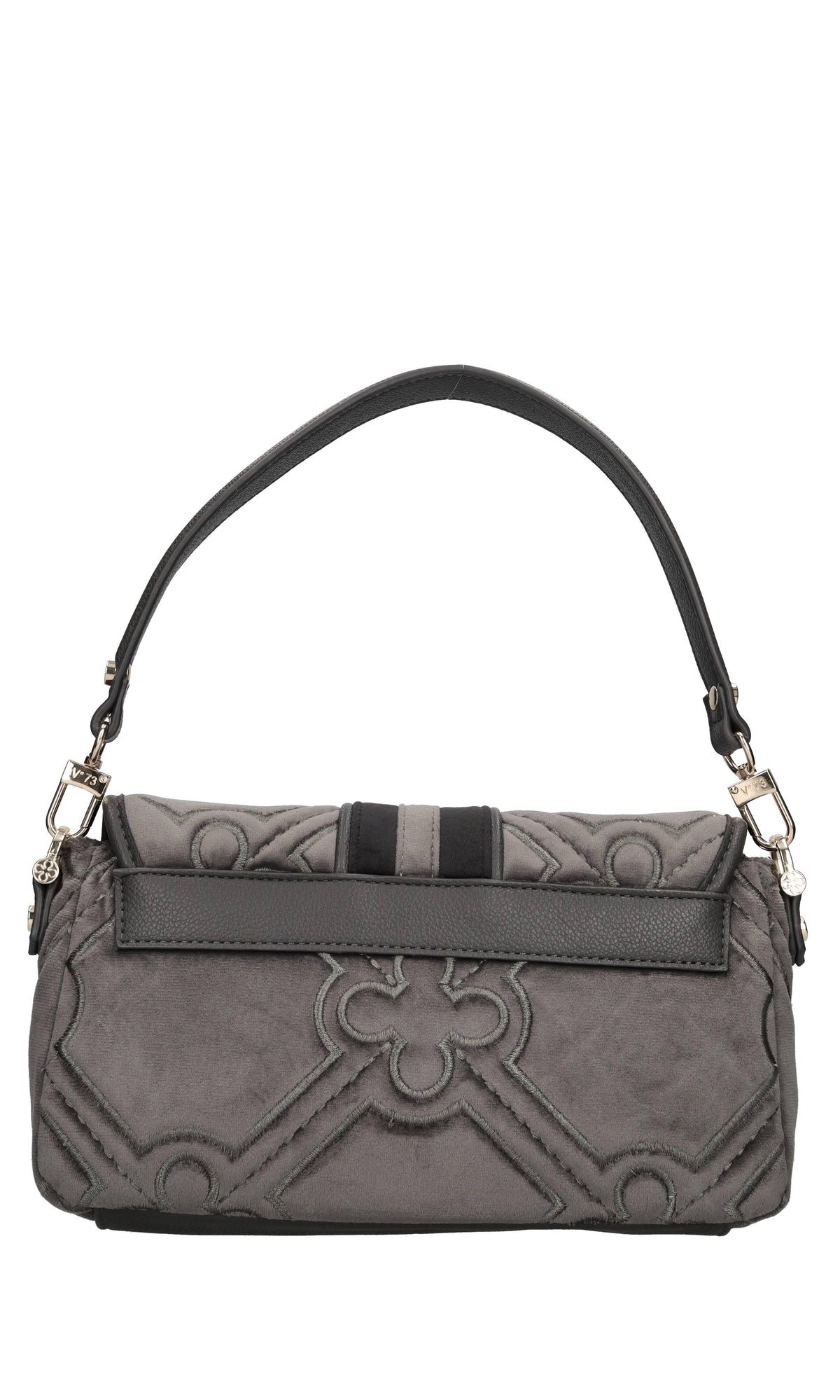 Borsa in velluto ed ecopelle 