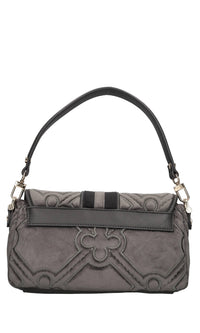 Borsa in velluto ed ecopelle 