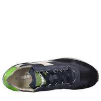 Sneakers modello HERITAGE in tessuto e pelle scamosciata 