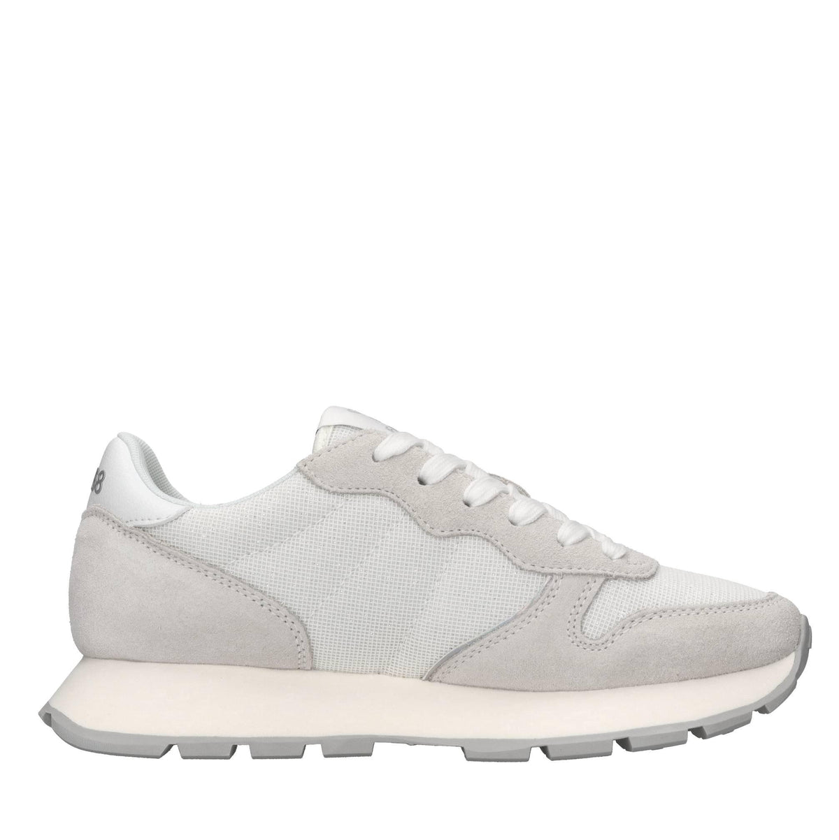 Sneakers in camoscio ecopelle e tessuto 