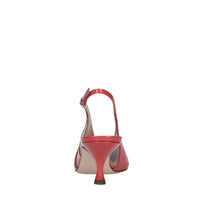 Décolleté Slingback in vernice e plexi 