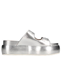 Mules modello SOMMER in ecopelle e tessuto 