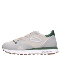 Sneakers in camoscio e tessuto 