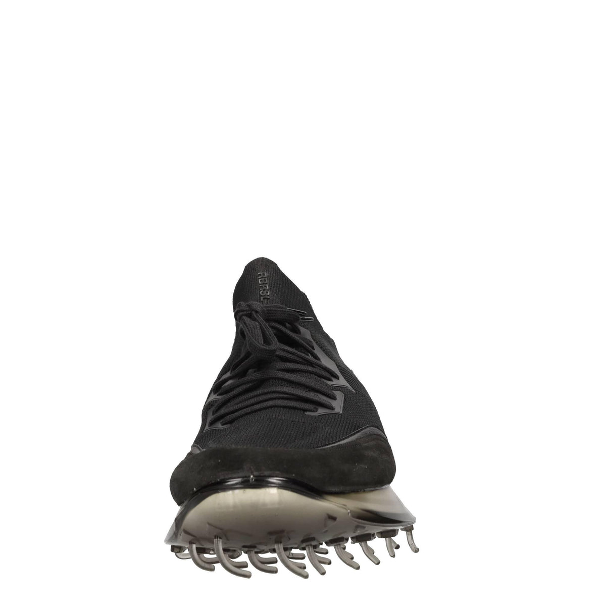 Sneakers in camoscio e tessuto 