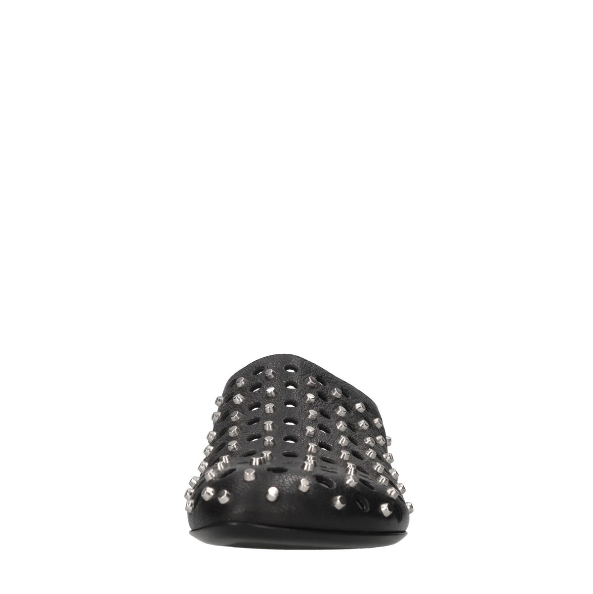 Sabot in pelle e borchie 