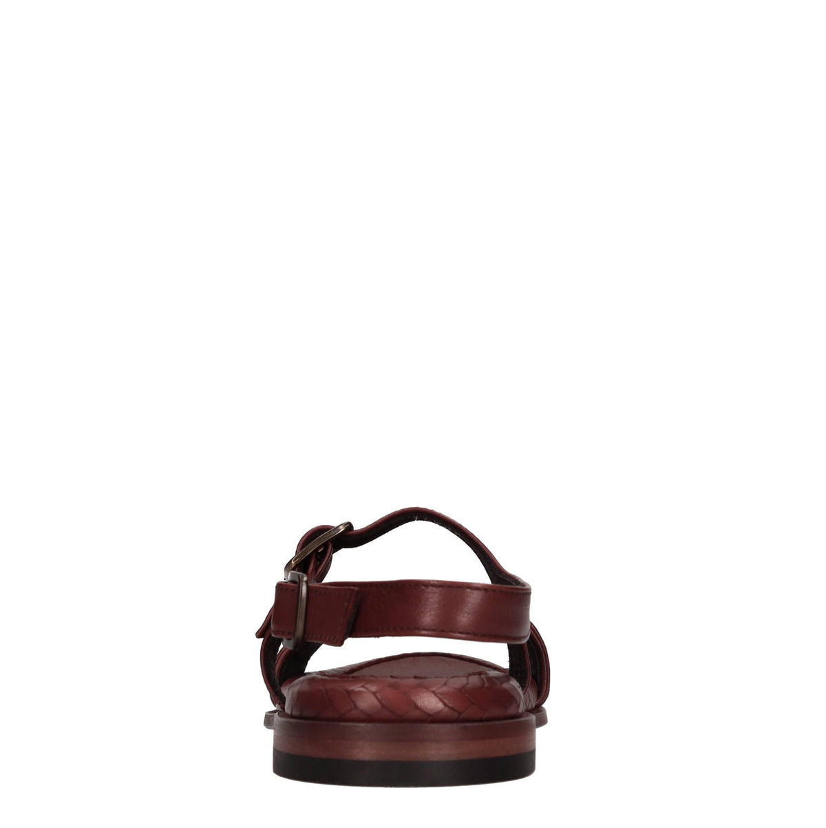 Sandali flat in pelle 