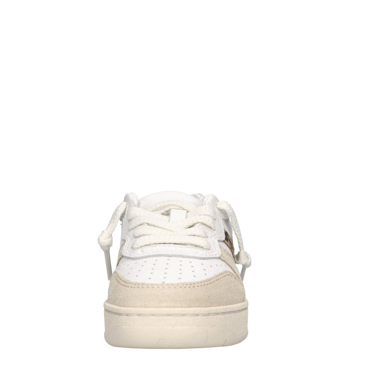 Sneakers in camoscio e pelle 