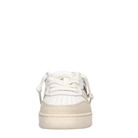 Sneakers in camoscio e pelle 