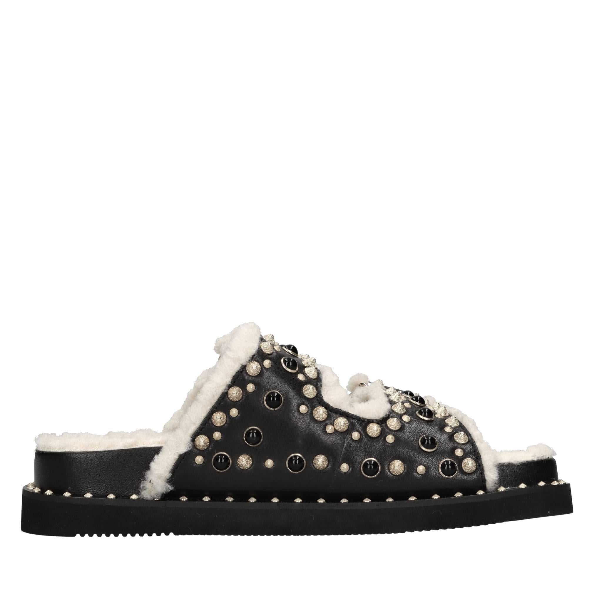 Mules in pelle 