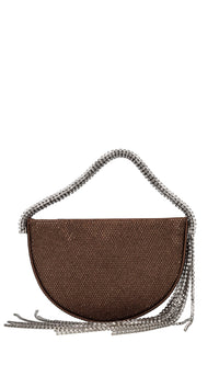 Borsa in raso e strass 