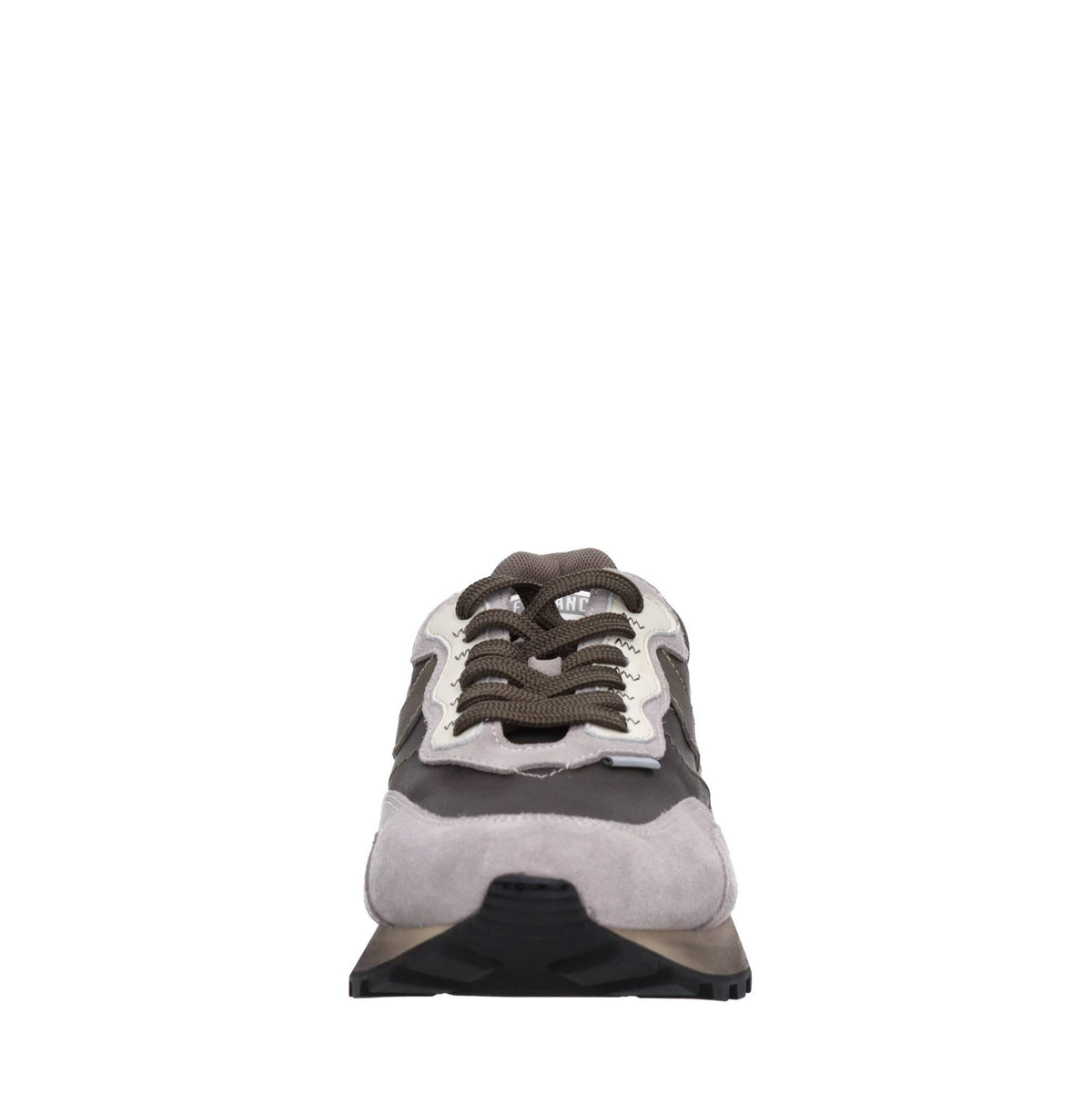 Sneakers in camoscio pelle e tessuto 