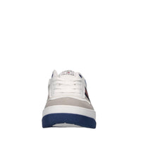 Sneakers in ecopelle e tessuto 