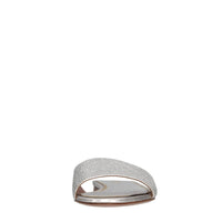Mules Cassis in tessuto e strass 