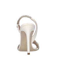 Sandali in pelle e microstrass 