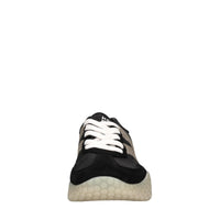 Sneakers in camoscio ecopelle e tessuto 