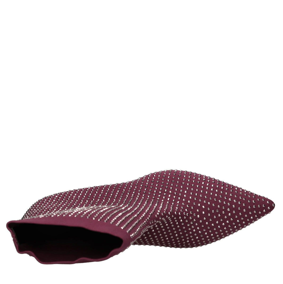 Tronchetti in tessuto e strass 