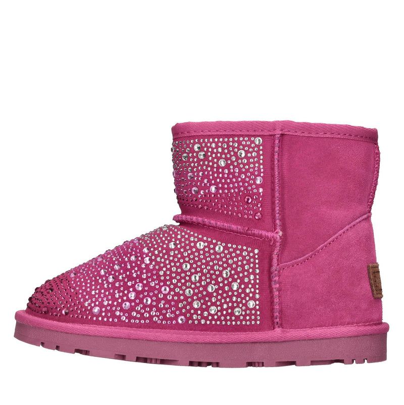 Stivaletti in camoscio e strass 