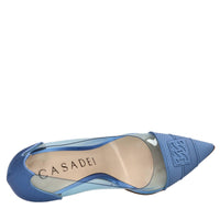 Décolleté Blade in plexi gomma e raso 
