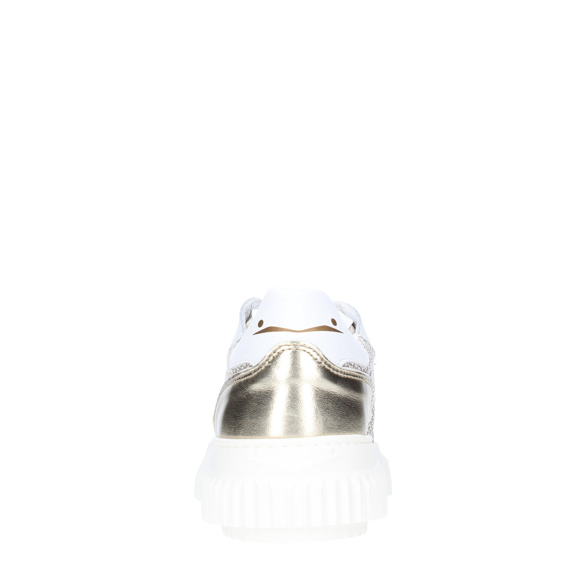 Sneakers in camoscio pelle e tessuto 