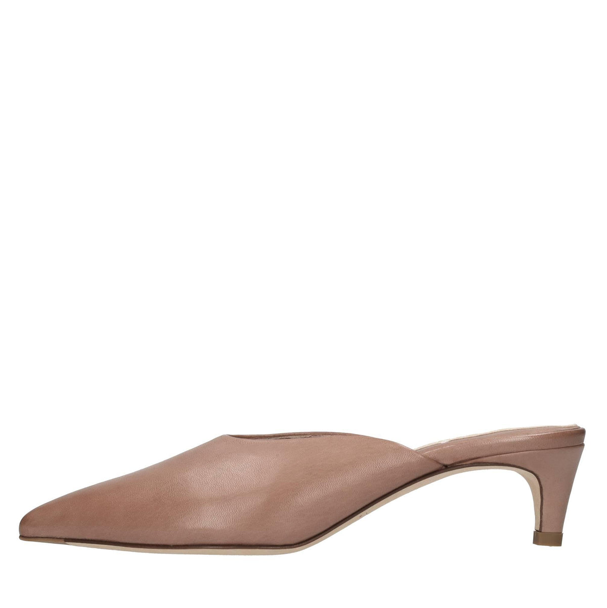 Mules in pelle 