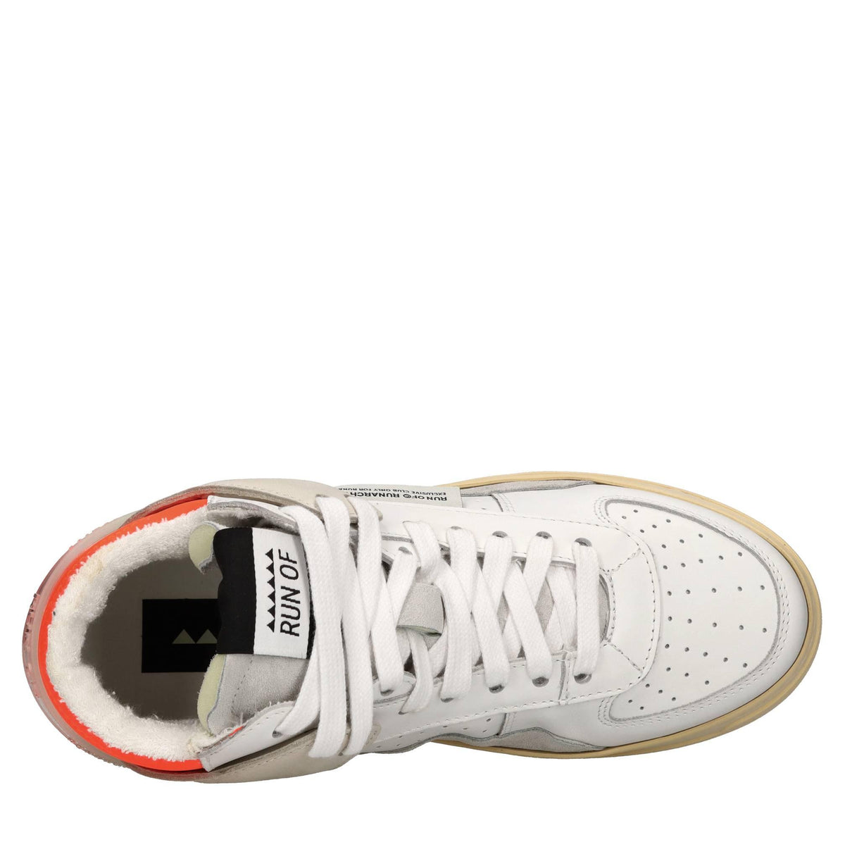 Sneakers modello HIGH COMBO in pelle e camoscio 