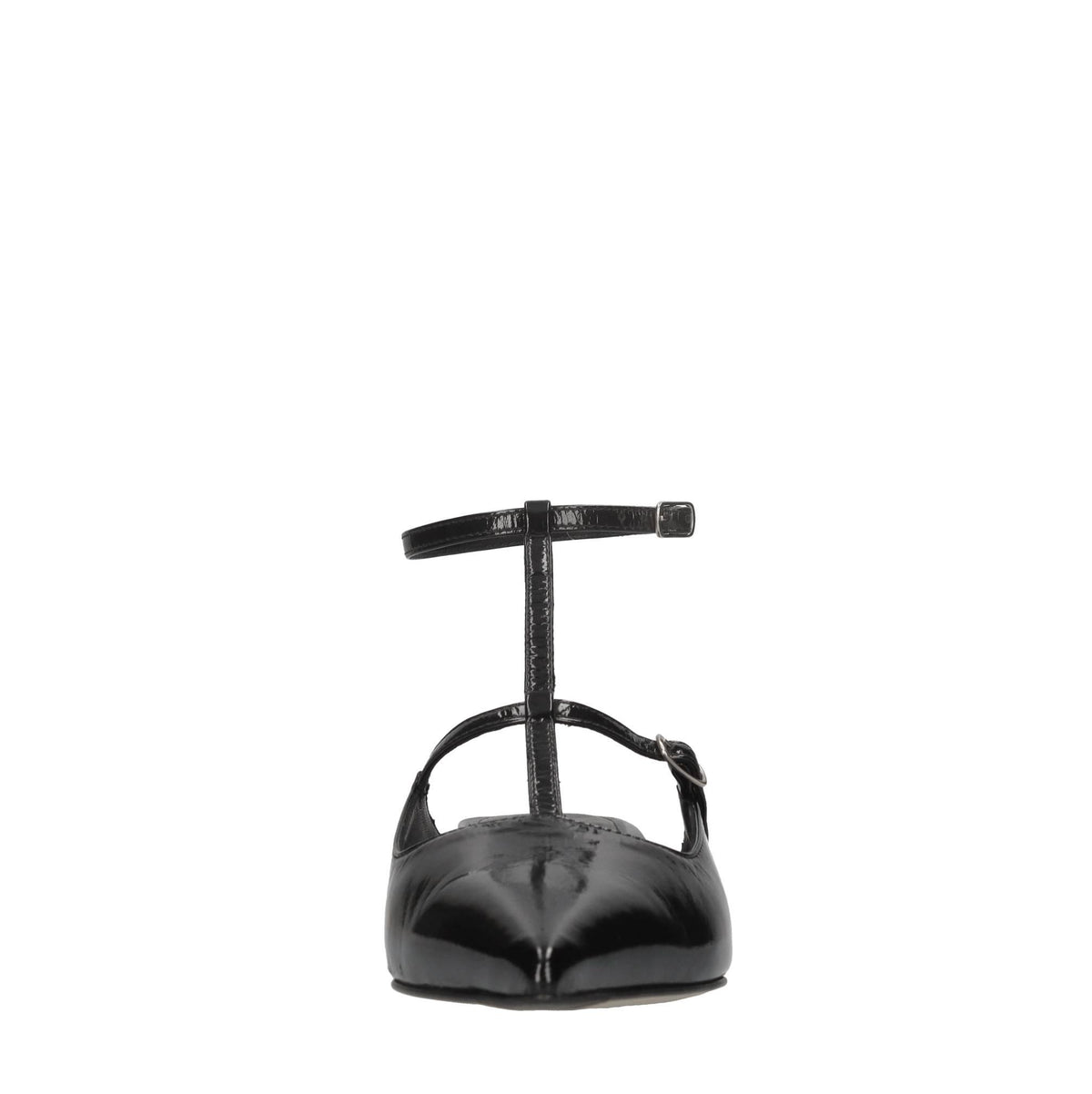 Décolleté slingback in pelle 
